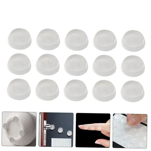Homoyoyo Transparent Cabinet Bumpers Sound Dampening Pads for Noise Reduction and Shock Absorption for Home Furniture Protection in Saudi Arabia