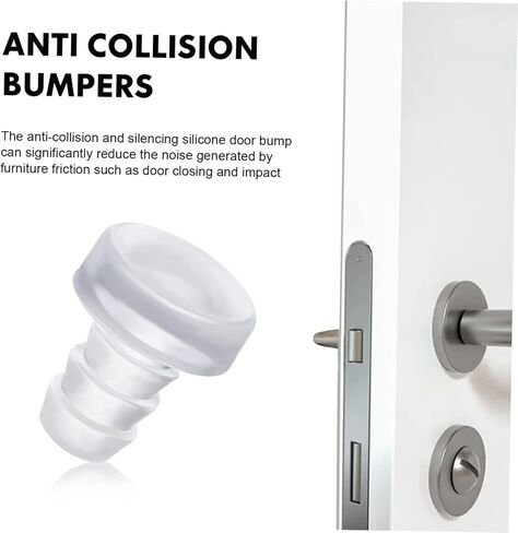 200 Pcs Cabinet Door Bumpers Self-Adhesive PVC Anti-Collision Pads for Furniture Noise-Dampening Stop Bumpers for Drawers and Cabinets in Saudi Arabia