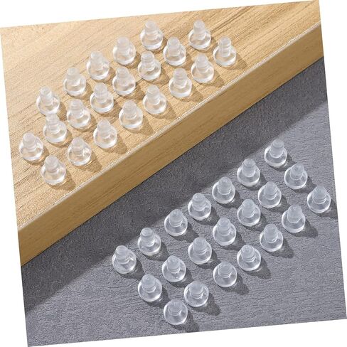 200 Pcs Cabinet Door Bumpers Self-Adhesive PVC Anti-Collision Pads for Furniture Noise-Dampening Stop Bumpers for Drawers and Cabinets in Saudi Arabia