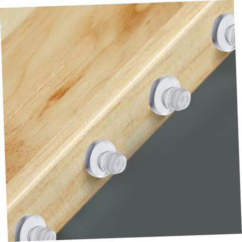 200 Pcs Cabinet Door Bumpers Self-Adhesive PVC Anti-Collision Pads for Furniture Noise-Dampening Stop Bumpers for Drawers and Cabinets in Saudi Arabia