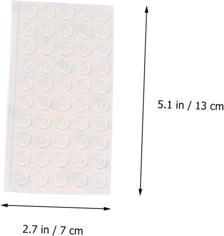 TEHAUX Anti-Collision Self-Adhesive Rubber Bumper Pads Silicone Noise-dampening Cushion Protectors for Furniture Cabinets Doors and Walls Sheet in Saudi Arabia