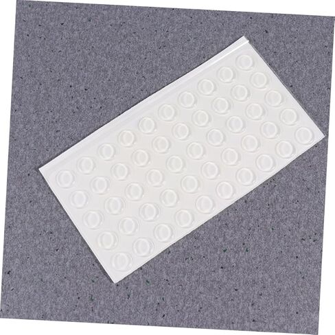 TEHAUX Anti-Collision Self-Adhesive Rubber Bumper Pads Silicone Noise-dampening Cushion Protectors for Furniture Cabinets Doors and Walls Sheet in Saudi Arabia