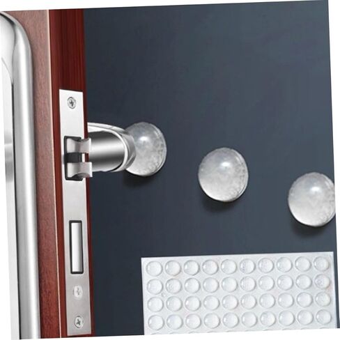 Hemobllo Self Adhesive Cabinet Door Bumpers Shock Absorbing Pads for Kitchen Cabinets and Drawers Noise Dampening Protectors for Homes Pets in Saudi Arabia