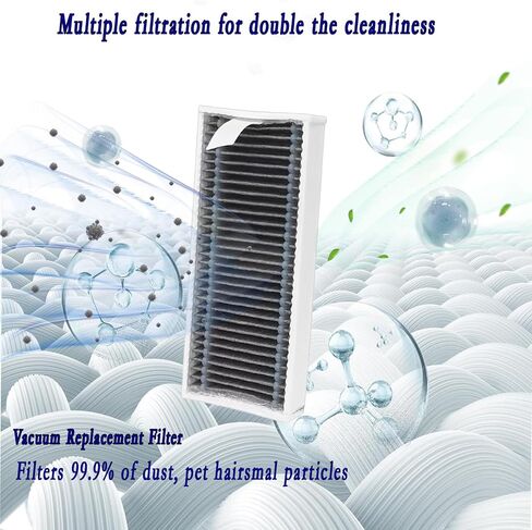 مجموعة الملحقات للمكنسة الكهربائية Ecovacs Deebot X11 OmniCyclone/x9 / X9 Pro/ X11 Pro Omni/ X11، 15 قطعة بديلة. 1 فرشاة رئيسية 4 فرش جانبية 4 فلتر HEPA 2 بكرات مسح 4 أكياس غبار in Kuwait