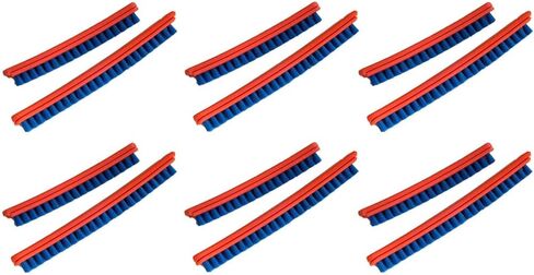 MaxLLTo 6 Pack 52282-4 Brush Strip Set for Eureka Sanitaire Oreck Kent Powrflite Bissell Big Green Commercial Euroclean Models (4 1/2" 5 7/8") in Saudi Arabia