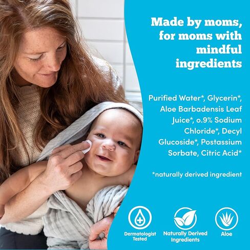 Boogie Eyelid Cleansing Wipes for Baby, Kids & Adults, Made with Isotonic Saline, Individually Wrapped, 25 Ct in Saudi Arabia
