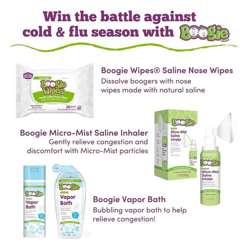 Boogie Eyelid Cleansing Wipes for Baby, Kids & Adults, Made with Isotonic Saline, Individually Wrapped, 25 Ct in Saudi Arabia
