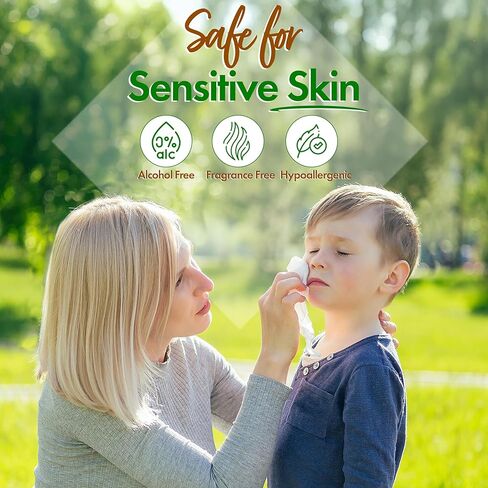 مناديل الخيزران Weemium - عبوة من 4 (240 XL مناديل قابلة للتنظيف) - عضوية، خالية من الأشجار، معتمدة من مجلس رعاية الغابات (FSC) وآمنة للصرف الصحي - 99% ماء، غير معطرة وآمنة على البشرة الحساسة - قابلة للتحلل البيولوجي، وقابلة للتحلل البيولوجي، وصديقة للبيئ in Kuwait