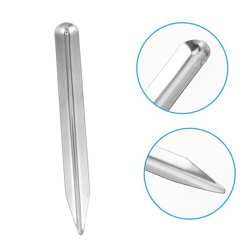 Luxshiny 3pcs Stainless Steel Lab Mixing Tool Shovel Spoon Jewelry Shovel Curved Bead Scoop for Powders Scraper Tool in Saudi Arabia