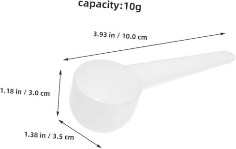 50 قطعة من ملاعق قياس مسحوق الحليب ومغرفة السكر لقياس دقيق للطبخ والخبز والأنشطة الخارجية in Kuwait
