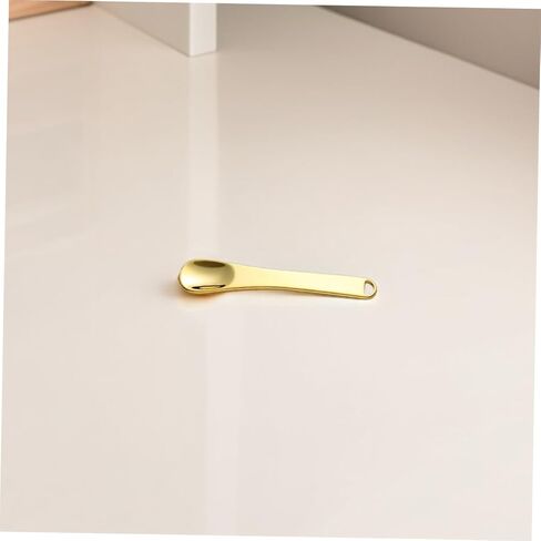 6pcs Zinc Alloy Eye Cream Spoon Gold Silver Rose Gold Face Mask Spatulas Skincare Makeup Spoons Mini Facial Applicators in Saudi Arabia
