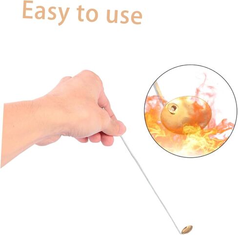 15pcs Copper Combustion Spoons for Laboratory Use 21-24cm Heating and Material Addition Tools Educational Equipment for Chemistry Experiments in Saudi Arabia