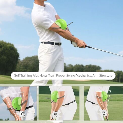 The Connector Golf Training Aid,Simple and Effective Training Tool,Golf Swing Trainer for Posture Correction Practice,Golf Training Aids Helps Train Proper Swing Mechanics,Arm Structure in Kuwait