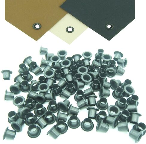 Kydex Eyelets Assortment Kit 1/4 inch GS 8-8, 8-9, 8-10, 8-12 by QuickClip Pro USA Mil-Spec Brass Black Oxide 1/4" DIY Grommets for Gun Holsters + Knife Sheaths (400pcs GS Size 8,9,10,12) in Kuwait