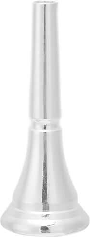 Estink French Horn Mouth Piece Exquisitely Polished Silver Horn Mouthpiece Standard Brass Horn Mouth Fits Most Standard Horns, Produces Clear Sound, 6.7 x 2.7 x 2.7cm in Saudi Arabia