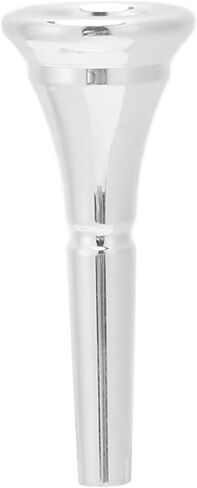 Estink French Horn Mouth Piece Exquisitely Polished Silver Horn Mouthpiece Standard Brass Horn Mouth Fits Most Standard Horns, Produces Clear Sound, 6.7 x 2.7 x 2.7cm in Saudi Arabia