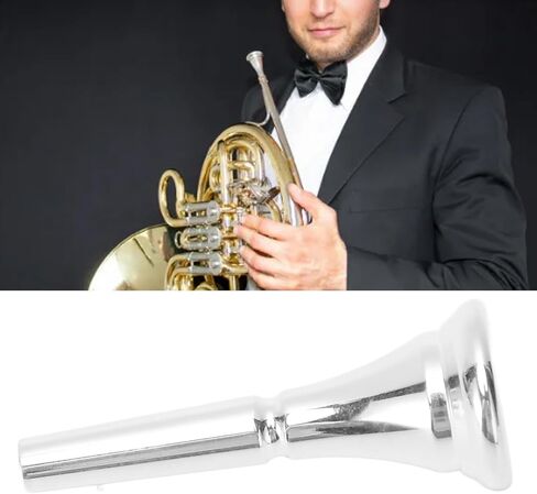 2pcs French Horn Mouthpiece, French Horn Replacement Accessory Professional Brass Standard for Replacement in Saudi Arabia