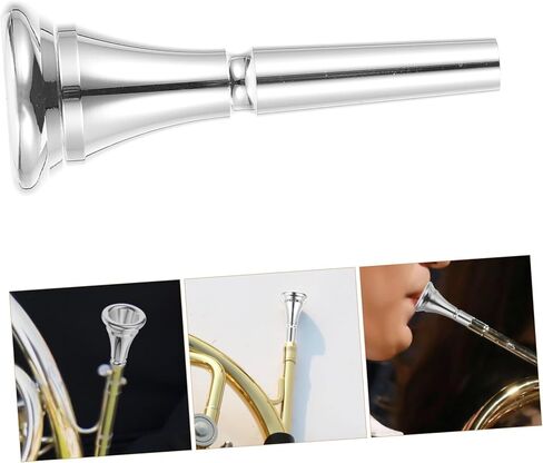 Horn Copper Mouthpiece Replacement Accessory for Horn Players Durable Instrument Part for Beginners Intermediate Professional Use Convenient Design for Enhanced Performance in Saudi Arabia