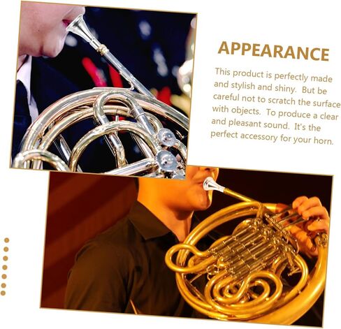 Horn Copper Mouthpiece Replacement Accessory for Horn Players Durable Instrument Part for Beginners Intermediate Professional Use Convenient Design for Enhanced Performance in Saudi Arabia