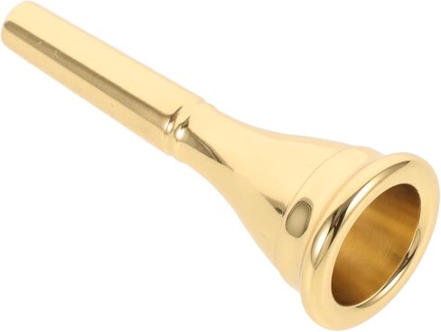 Vaguelly Copper French Horn Mouthpiece Durable Metal Mouthpiece Accessory for Concerts Elegant Design Easy to Install Smooth Polished Finish for Optimal Performance in Saudi Arabia