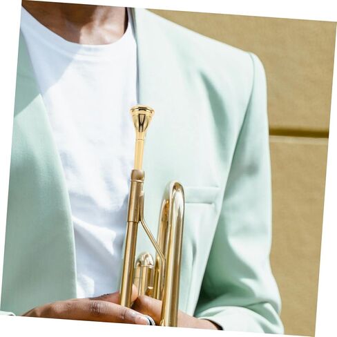 Vaguelly Copper French Horn Mouthpiece Durable Metal Mouthpiece Accessory for Concerts Elegant Design Easy to Install Smooth Polished Finish for Optimal Performance in Saudi Arabia