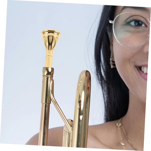 Vaguelly Copper French Horn Mouthpiece Durable Metal Mouthpiece Accessory for Concerts Elegant Design Easy to Install Smooth Polished Finish for Optimal Performance in Saudi Arabia