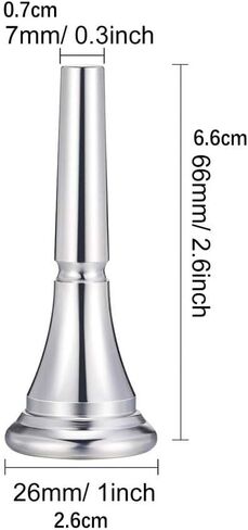 Universal Copper Alloy French Mouth Mouthpiece For Instrument Horn Replacement Accessories in Saudi Arabia