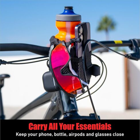 Nomad USA Universal Bike Cup Holder, Handlebar Drink Holder, Bottle Holder, Suitable for Road Bikes, Bicycles, and All (Black) in Kuwait