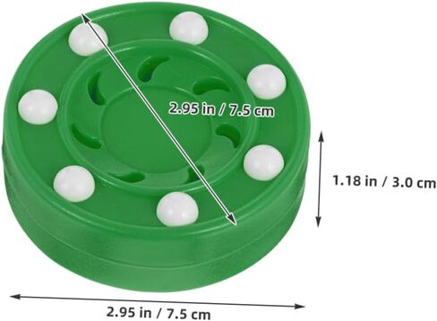 Happyyami 2pcs Roller Hockey Pucks for Street Hockey and Training Versatile Ice Pucks for All Genders for Indoor and Outdoor Practice Enhance Skating Skills Any Weather in Saudi Arabia
