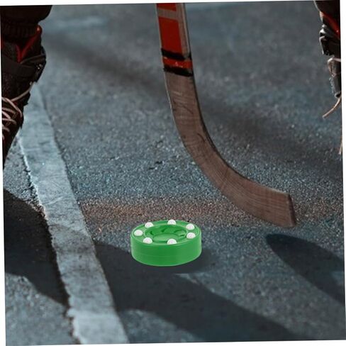 Happyyami 2pcs Roller Hockey Pucks for Street Hockey and Training Versatile Ice Pucks for All Genders for Indoor and Outdoor Practice Enhance Skating Skills Any Weather in Saudi Arabia