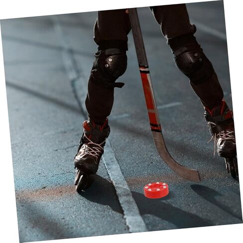 Happyyami 2pcs Roller Hockey Pucks for Street Hockey and Training Versatile Ice Pucks for All Genders for Indoor and Outdoor Practice Enhance Skating Skills Any Weather in Saudi Arabia