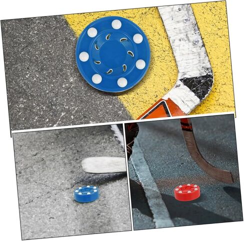 قطعتان من كرات هوكي الشوارع من BESPORTBLE لتدريب لوازم الهوكي الدوارة البلاستيكية القوية الاحترافية مناسبة للاستخدام في الهواء الطلق وصالة الألعاب الرياضية للرجال والنساء in Kuwait