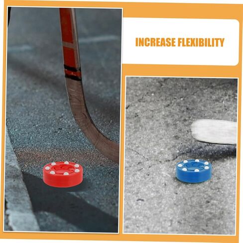 قطعتان من كرات هوكي الشوارع من BESPORTBLE لتدريب لوازم الهوكي الدوارة البلاستيكية القوية الاحترافية مناسبة للاستخدام في الهواء الطلق وصالة الألعاب الرياضية للرجال والنساء in Kuwait