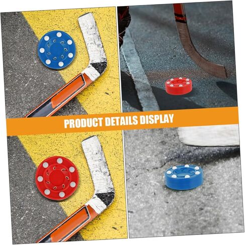 قطعتان من كرات هوكي الشوارع من BESPORTBLE لتدريب لوازم الهوكي الدوارة البلاستيكية القوية الاحترافية مناسبة للاستخدام في الهواء الطلق وصالة الألعاب الرياضية للرجال والنساء in Kuwait