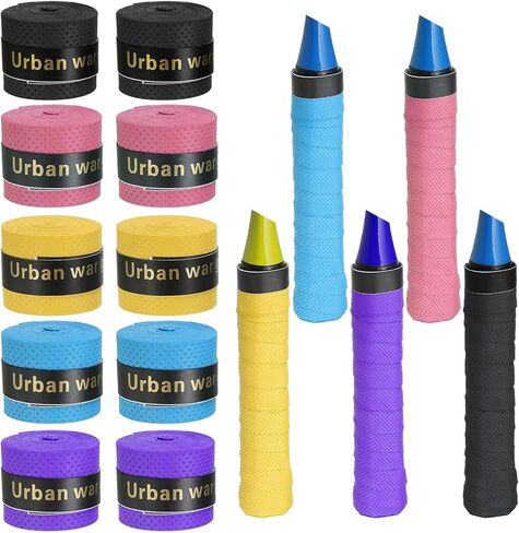 10-Pack Baseball Bat Grip Tape, Precut Bat Tape – Softball Bat Grip, Curly Design, Sweat-Absorbent and Non-Slip, Available in 5 Colors for Bats Players & Coaches & Enthusiasts in Saudi Arabia