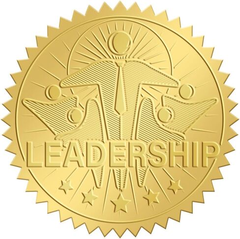 Craspire الموظف من الشهر شهادات Seals ملصقات جوائز الذهب مزجعة رقائق اللصق الذاتي 100pcs 2 "ملصقات الديكور الميدالية لشركة الأظرف الرسمية المكتبية in Kuwait