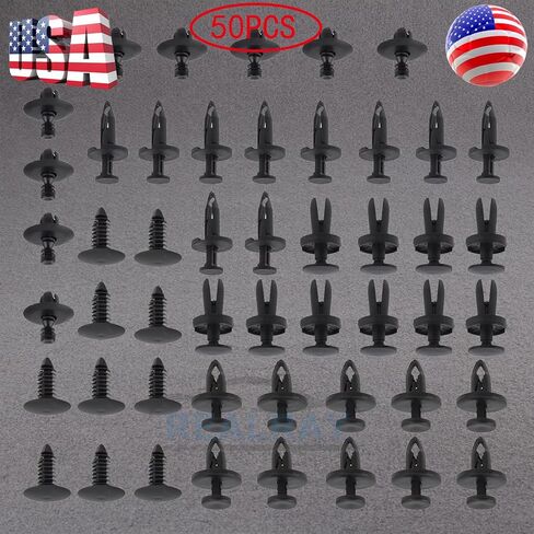 Replacement Auto Parts For 50x For Dodge Charger Bumper Fender Fascia Retainer Fastener Push Rivet Kit HOT Mod-R36R-1 in Saudi Arabia