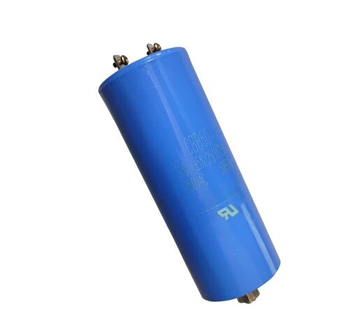 250VAC 120 فائق التوهج تشغيل مكثف CBB60 250V AC 120MFD 120 فائق التوهج MFD، 50x123 مم أزرق مع تثبيت مسمار SH 25/70/21 50/60 هرتز UL مدرج في القائمة in Saudi Arabia