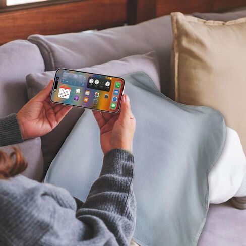 بطانية أميرثينج فاراداي، بطانية حماية كهرومغناطيسية أثناء استخدام الكمبيوتر المحمول والهاتف، نسيج فاراداي الواقي من الموجات الكهرومغناطيسية (18 بوصة × 18 بوصة) in Kuwait