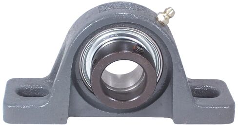 كتلة وسادة FHP207-23G، ارتفاع العمود القياسي، حلقة داخلية ضيقة، طوق قفل غريب الأطوار قابل لإعادة التشحيم، سدادة شفة واحدة، مبيت من الحديد الزهر، تجويف 1-7/16 بوصة، ارتفاع العمود 1-7/8 بوصة، مركز مسمار 5 بوصة in Kuwait