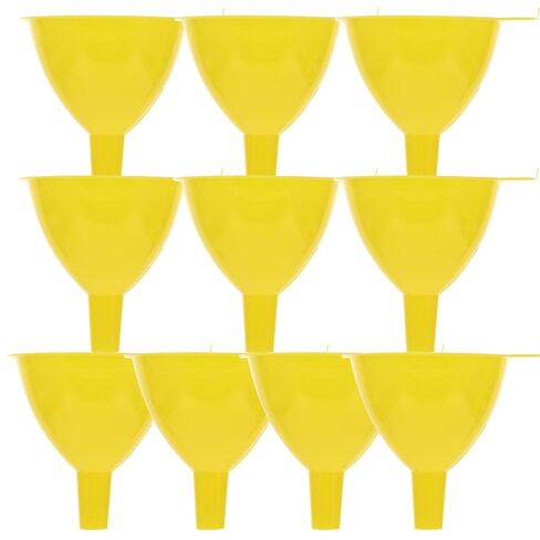 NUOBESTY 10pcs Small Plastic Laboratory Funnels 60mm Diameter Wide Mouth Equipment for Scientific Experiments Liquid Separation and Bottle Filling in Saudi Arabia
