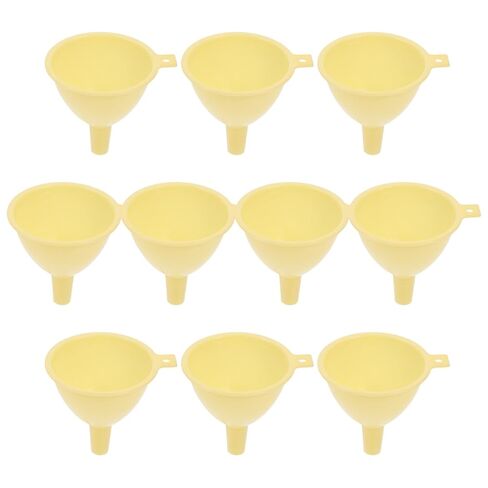 10pcs Laboratory Plastic Funnels 60mm Diameter Large Mouth Funnels for Liquid Transfer and Chemical Experiments Multipurpose Filling for Scientific and Educational Use in Saudi Arabia