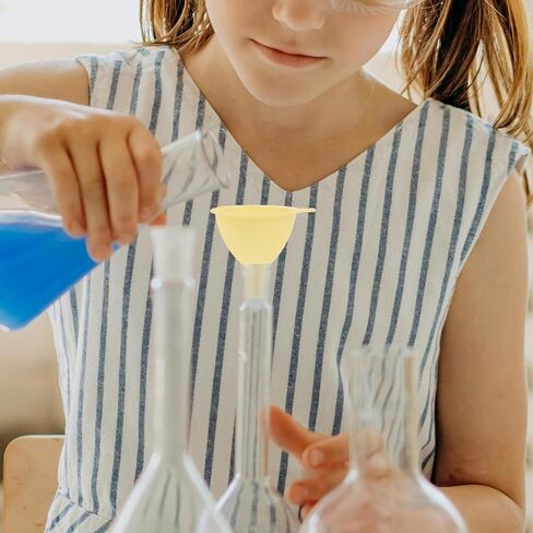 10pcs Laboratory Plastic Funnels 60mm Diameter Large Mouth Funnels for Liquid Transfer and Chemical Experiments Multipurpose Filling for Scientific and Educational Use in Saudi Arabia