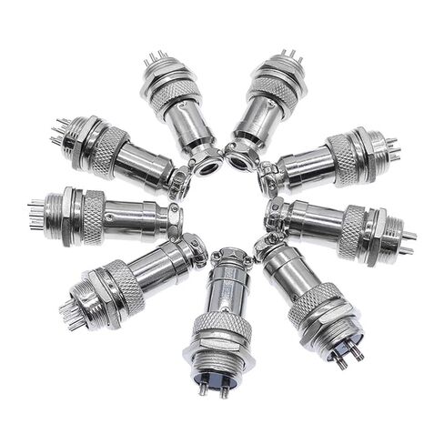GX16 Cable Connector GX16-2Pin 3Pin GX16-4 5pin 7pin 9pin 10pin Male Female Socket Metal Connectors 1Pcs(8Pin) in Saudi Arabia