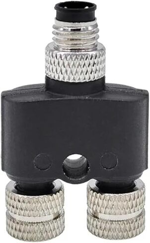 M8 3pin M8-4 1 سبليت 2 Y-نوع محول المقابس ذكر أنثى الفاصل مستشعر دائري موصل 1 قطعة (3P) in Saudi Arabia