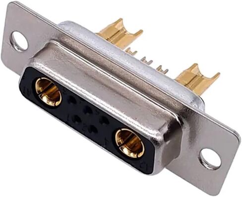 1Pcs 7W2 High Current Connector D-SUB Adapter 5+2 Jack Machined Pin Full Gold Flash Wire 20A 30A 40A(30A Female) in Saudi Arabia