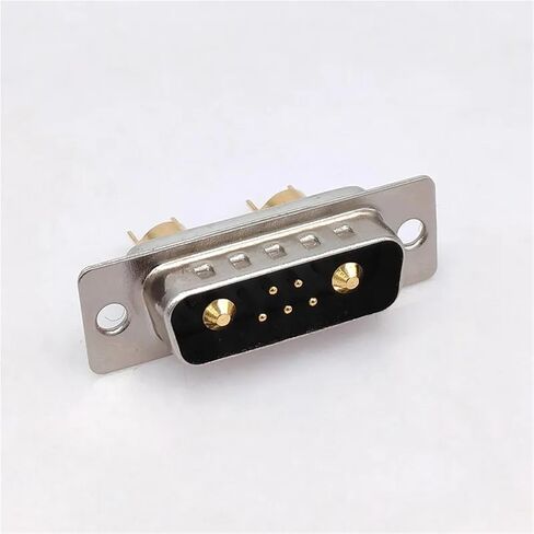 1Pcs 7W2 High Current Connector D-SUB Adapter 5+2 Jack Machined Pin Full Gold Flash Wire 20A 30A 40A(30A Female) in Saudi Arabia