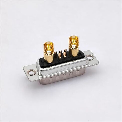 1Pcs 7W2 High Current Connector D-SUB Adapter 5+2 Jack Machined Pin Full Gold Flash Wire 20A 30A 40A(30A Female) in Saudi Arabia