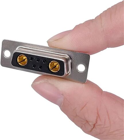1Pcs 7W2 High Current Connector D-SUB Adapter 5+2 Jack Machined Pin Full Gold Flash Wire 20A 30A 40A(30A Female) in Saudi Arabia