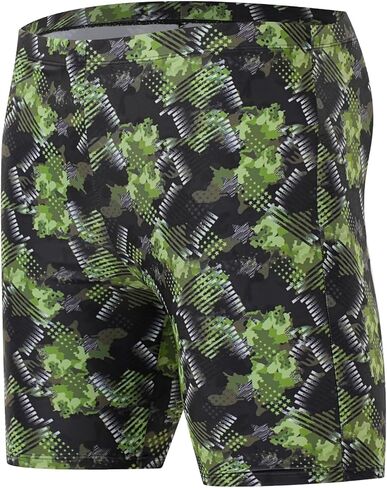 Men Swimsuits Jammer for Swimming,Swim Jammer Men Square Legs UPF50 + in Kuwait